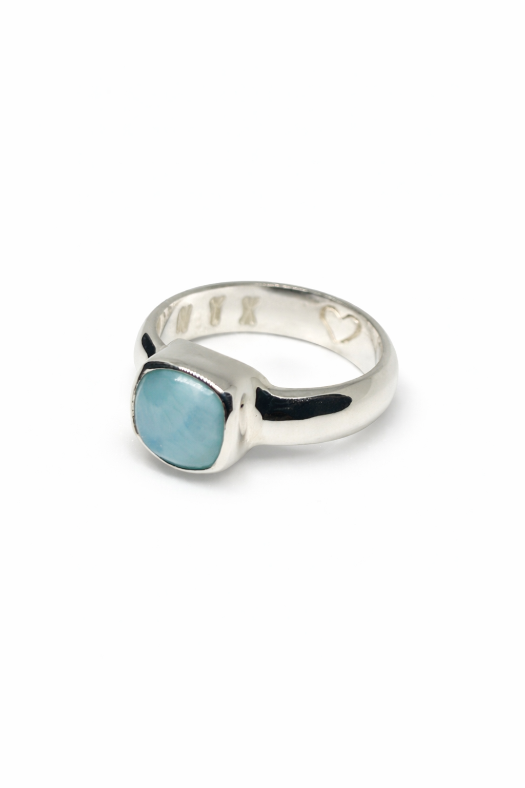 NYX Larimar Ring — Calm Strength