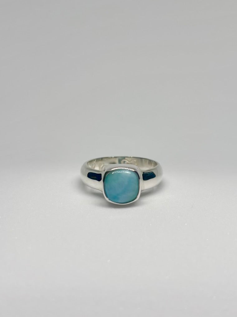 NYX Larimar Ring — Calm Strength